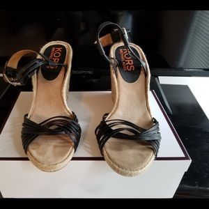 Black Strappy Michael Kors Sandals